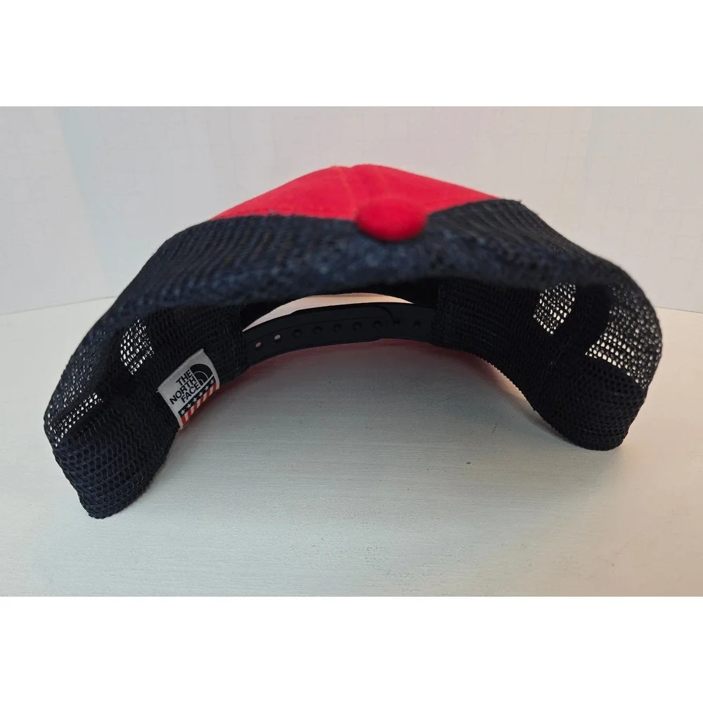 The North Face Americana Trucker Hat Cap TNF One Size American Flag Adjustable